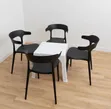 Casual Dining Plastic Table and Chairs Set - 2