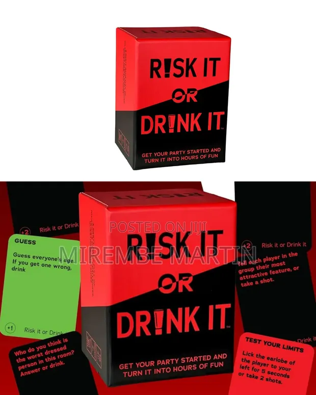 Risk It or Drink It! Party Game - 1