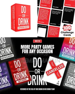 Do or Drink Card Game - Expansion Pack #2