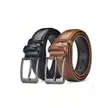 Men's Leather Belts - Black & Brown - 2