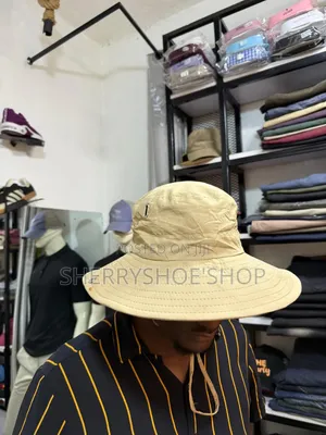 Cotton Bucket Hat - Black, Used