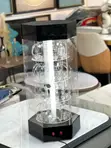 Electric Rotating LED Watch Display Stand - 1