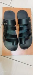 Men's Simple Leather Flat Shoes - 1