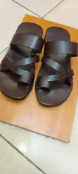 Men's Simple Leather Flat Shoes - 2