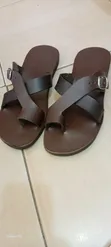 Men's Simple Leather Flat Shoes - 3