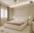 5x6 Bed Frame - Cream Color - 2