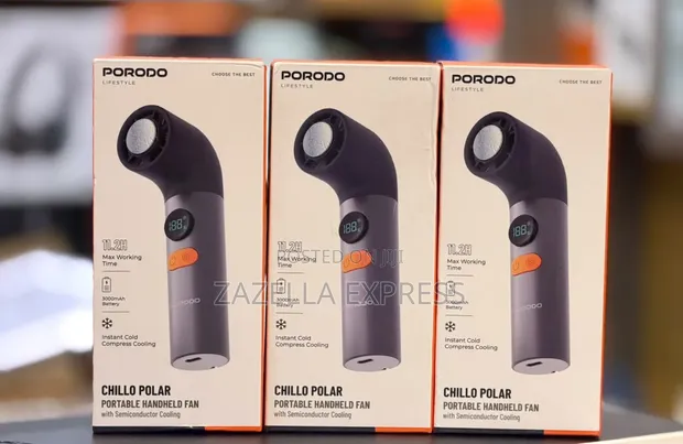 Porodo Chillo Polar Portable Handheld Fan - 1