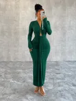 Women's Long Dress - 5
