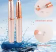 Electric Eyebrow Shaver & Facial Hair Remover with LED Light - 1