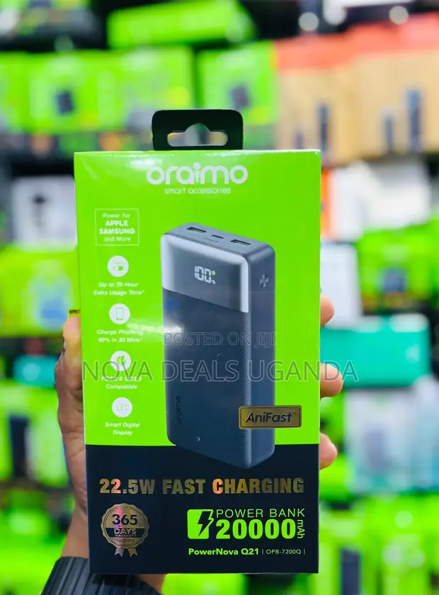 Oraimo PowerNova Q21 20,000mAh 22.5W AniFast Power Bank - 1