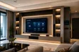Smart Home Media Wall by Nearest Home - 1
