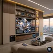 Smart Home Media Wall by Nearest Home - 2