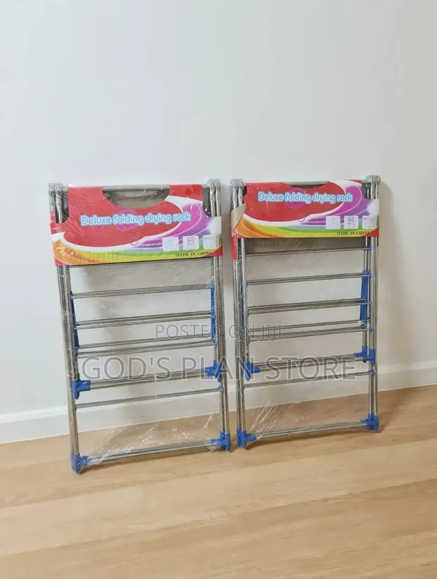 Deluxe Folding Drying Rack (Stainless Steel) - 1