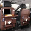 Faux Leather Car Backseat Multi-Pocket Organizer - 2