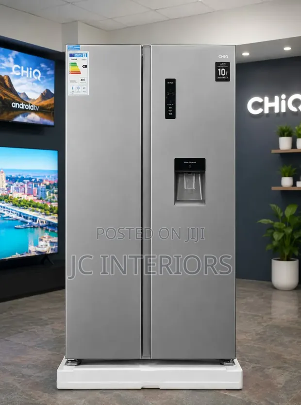CHiQ Side by Side Refrigerator with Water Dispenser 560L - 1