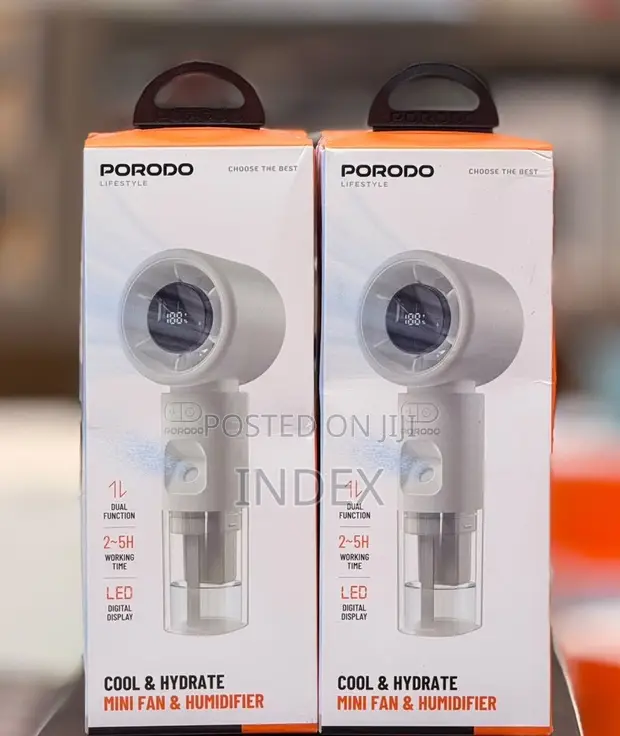 Porodo Cool Hydrate Mini Fan Humidifier - 1