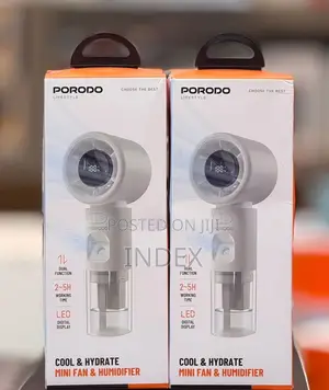 Porodo Cool Hydrate Mini Fan Humidifier