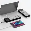 Porodo 3000W Universal Power Strip with 7 AC Sockets & 6 USB Ports - 2