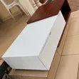 Brown and White Center Table - 2