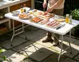 White Plastic Folding Table (6FT) - 2