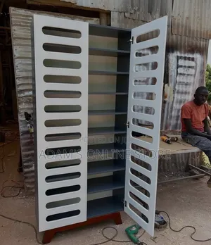 White and Grey Shoe Rack