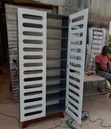 White and Grey Shoe Rack - 1