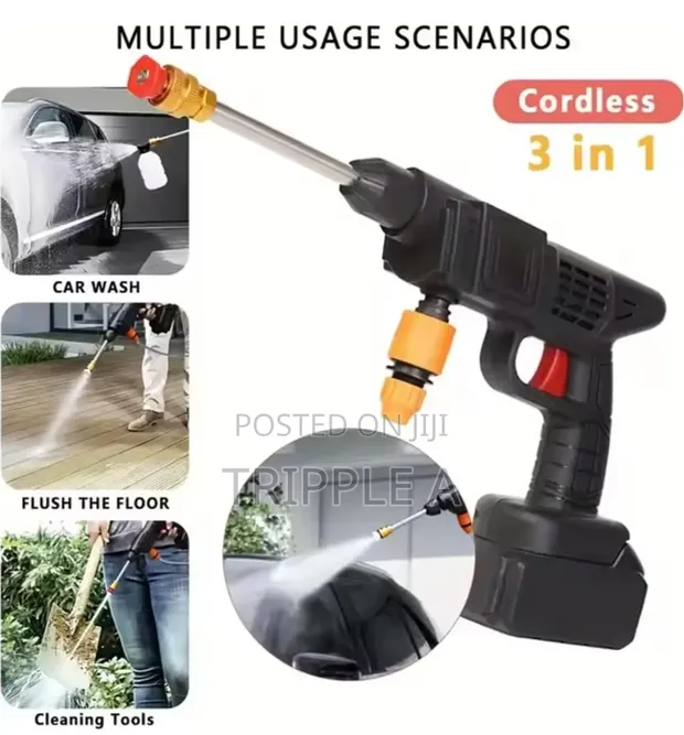 Portable Mini Pressure Washer - Rechargeable Car Washer - 1