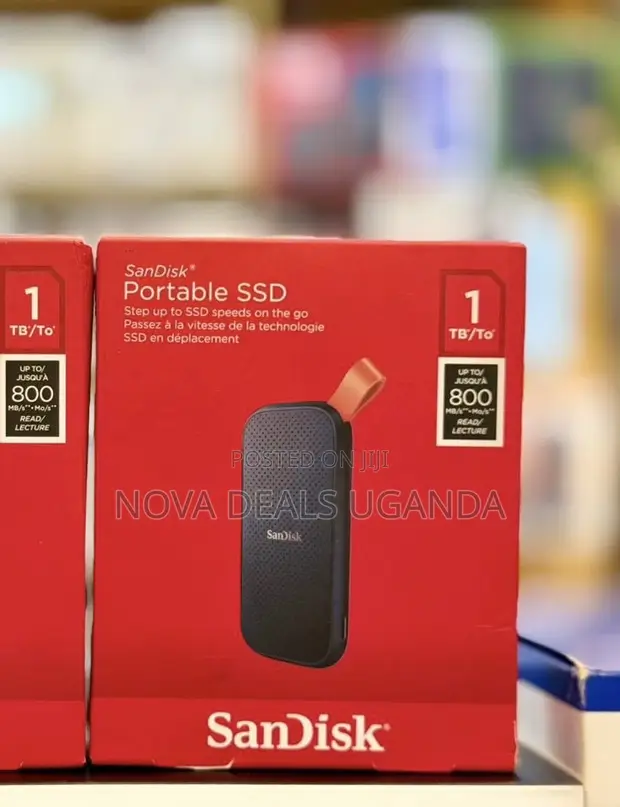 SanDisk 1TB Portable SSD - USB-C, USB 3.2 Gen 2 - 1