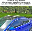 Universal Aluminum Alloy Roof Rack Crossbars (41in) - 1
