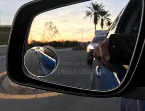 2x 2" Round HD Glass Convex Rear View Mirrors