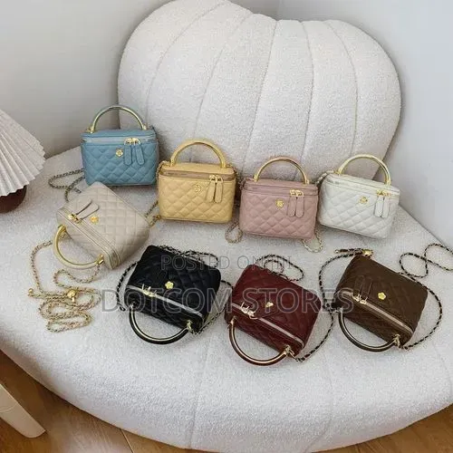 Small Quilted Square Box Bag for Women - 1