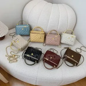 Small Quilted Square Box Bag for Women