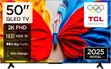 Brand New TCL 50 Inch QLED Smart TV with Google TV & Dolby Audio - 1