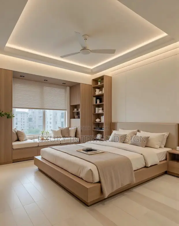 Modern Gypsum Ceiling Design for Living Room & Master Bedroom - 1