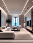 Modern Gypsum Ceiling Design for Living Room & Master Bedroom - 2