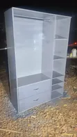 Brand New Gray Open Closet System - 4x6ft - 1