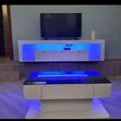 White TV Stand Unit for TVs up to 100 inches - 2