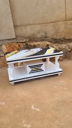 Rectangular White Center Table
