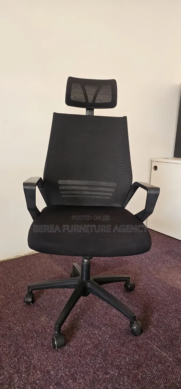 Used Office Chair with Headrest - 1