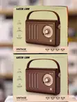 Green Lion Vintage Radio Speaker with Bluetooth, USB, Aux, FM - 2