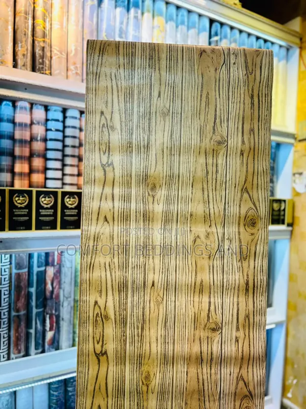 Wood Wallpaper - Gold - 1