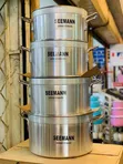 4-Piece Seemann Germany Standard Aluminum Saucepans Set - 1