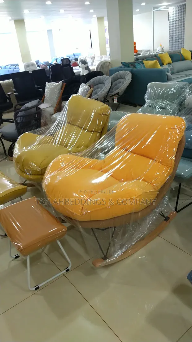 Single Sofa Lazy Leisure Recliner Home Light Luxury Rocking - 1