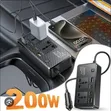 Yesido VC07 200W Car Power Inverter with QC3.0+PD Fast Charging - 2