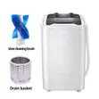 3-in-1 Portable Mini Single-Tub Washing Machine - 1