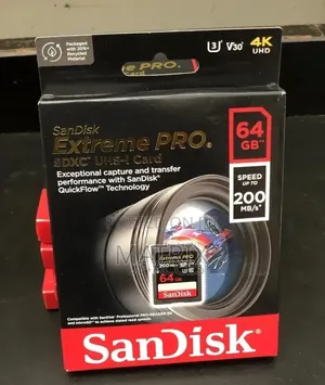 SanDisk 64GB Extreme Pro SDXC Card 200MB/s
