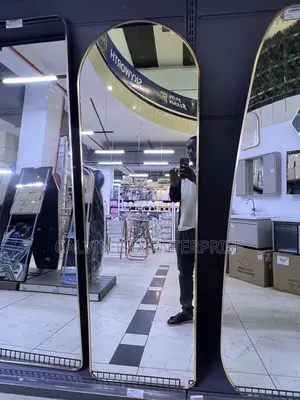 Full Body Dressing Mirror with Foldable Stand