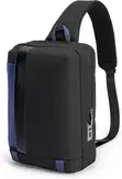 Porodo Cross Body Sling Bag with Fingerprint Lock & USB Charging - 5