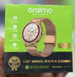Oraimo Watch Muse OSW-831N Smartwatch - AMOLED, Bluetooth Call