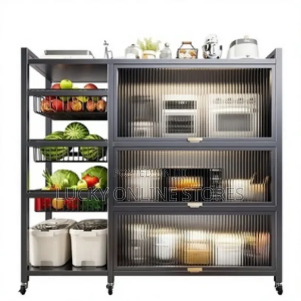 Adjustable Kitchen Appliance Dish Storage Rack - 1